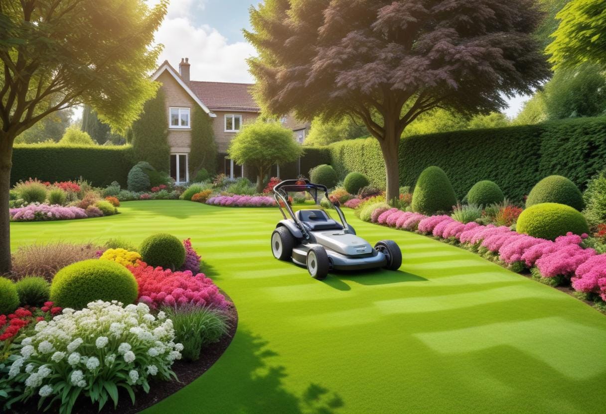 Robotgräsklippare för 1000 m² – Så får du en grönskande trädgård utan möda! illustration